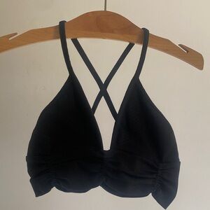 Body Language Black Onyx Scrunchy Bra S